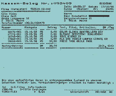Mietvertrag